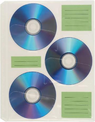 Actual product image Hama 1x10 CD-ROM index sleeves