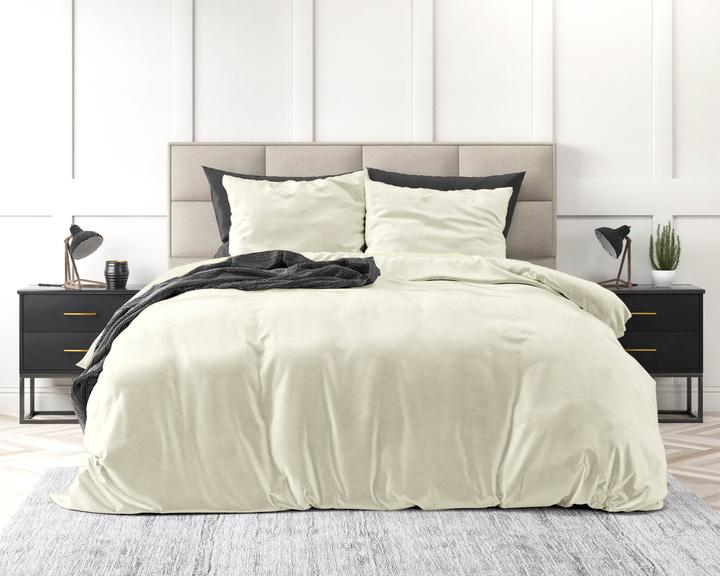 Image du produit Sleeptime Housse de couette velours uni (Housse de couette, 140 x 220 cm)