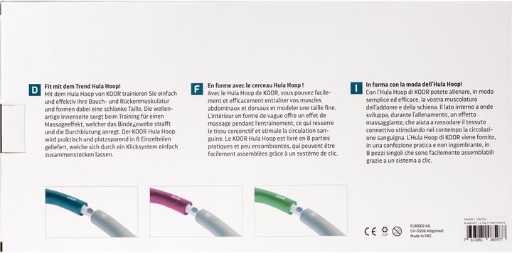 Image du produit Koor Cerceau Hula Hoop 1.5 KG (100 cm, 1500 g)