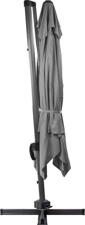 Produktbild Dema Ampelschirm Sonnenschirm Verona Grau XL 340x300x275cm (3 m)