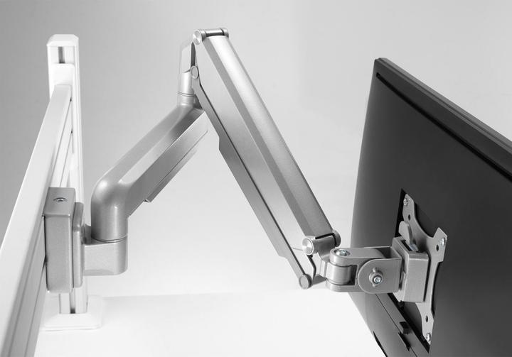 Produktbild InLine Slatwall Lifter Monitorhalterung silbergrau (Wand, Decke, 32.01")