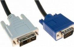 Image du produit Exertis Connect Câble pour moniteur DVI, analogique, 12+5 broches DVI-A St./15 broches HD D-Sub St., 2.0 m Pour (2 m, DVI)