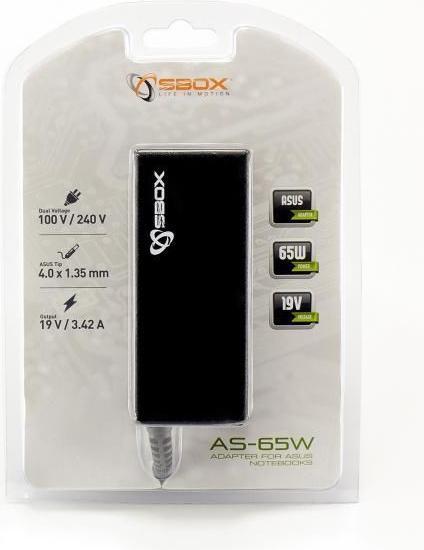 Image du produit Sbox Adaptateur pour ordinateur portable Asus AS-65W