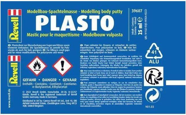 Energy Label Revell Plasto Filler