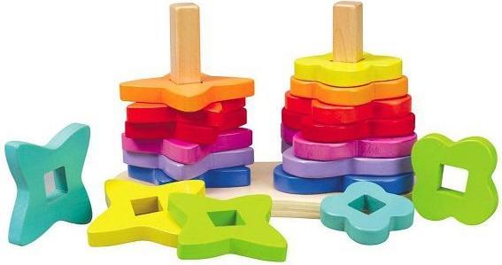 Image du produit Hape Rainbow-Plug-In Game 19pcs. FSC