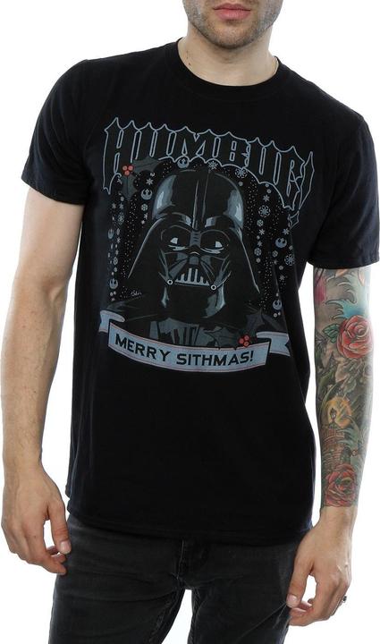 Image du produit Star Wars - T-shirt CHRISTMAS DARTH VADER HUMBUG - Homme (S)