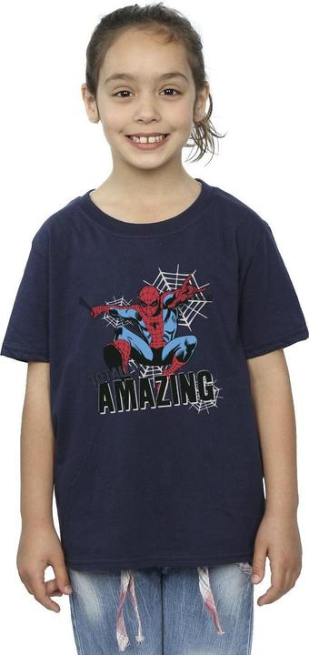 Image du produit - T-shirt SPIDER-MAN AMAZING - Fille (128)
