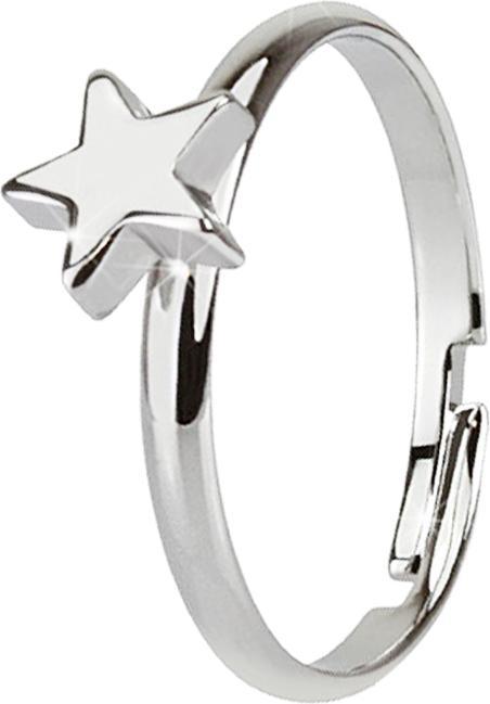 Produktbild Star Piercing Ring mit Stern silber (Messing)