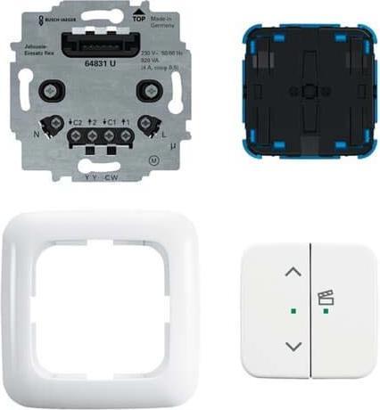 Image du produit Busch-Jaeger Kit complet avec élément de commande double, sans fil 62731/UJ-2