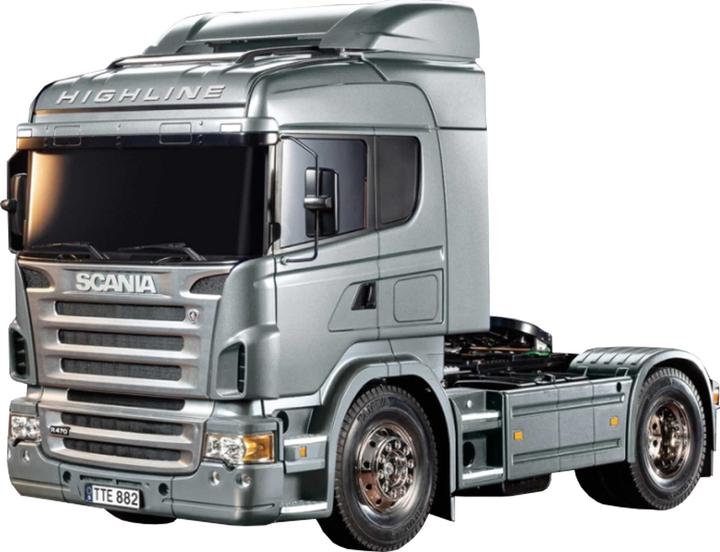 Image du produit Tamiya Camion Scania R470 à brosse électrique 1:14 Kit Argent (Kit)