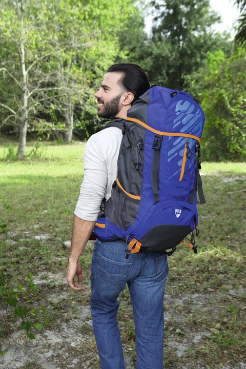 Actual product image Bestway Pavillo Ultra Trek 60L Backpack, Multicolour, Unisex, Nylon, Polyester, 60 L, 330 mm, 300 mm (60 l)