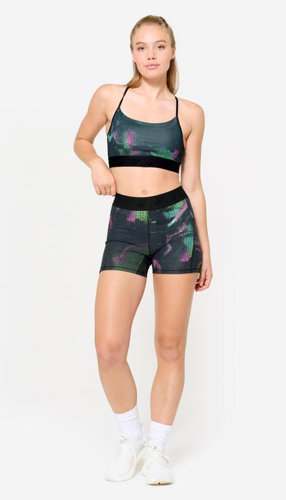 Image du produit Domyos Brassière bretelles fines croisées maintien léger Femme, Noir (L)