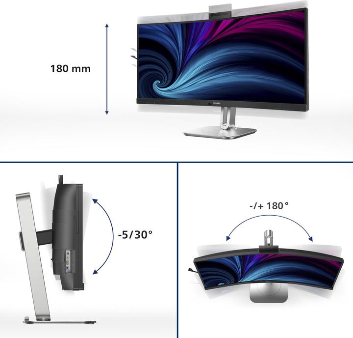 Actual product image Philips 34B2U6603CH (3440 x 1440 pixels, 34")