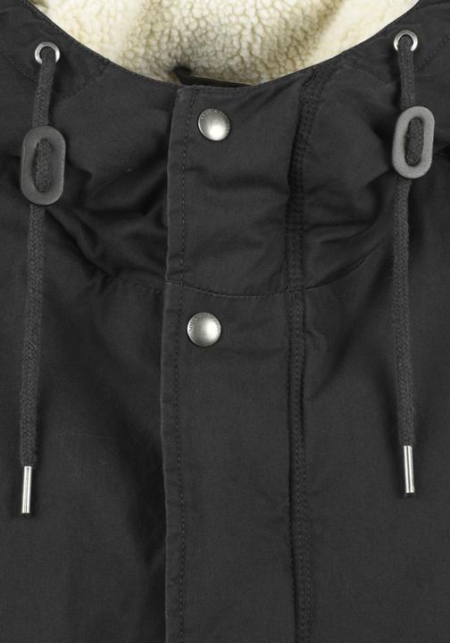 Actual product image Solid Darnell Men's Parka Outdoor Jacket Winter Coat With Teddy Fleece With Hood Made Of 100% Cotton (S)