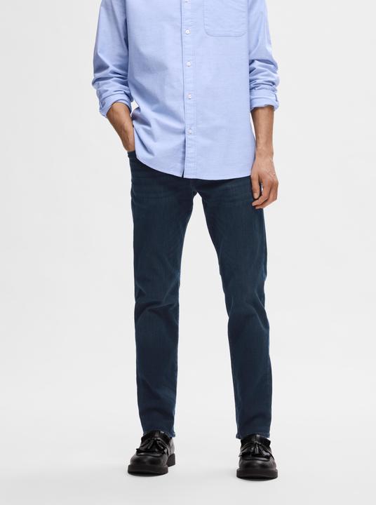 Produktbild Selected Homme 6155 – Superstretch Blauschwarz Straight Fit Jeans (W31/L32)