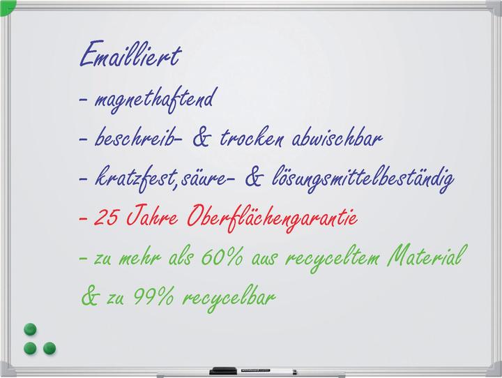 Immagine prodotto Franken Lavagna bianca U-Act!Line Smalto (120 x 90 cm)