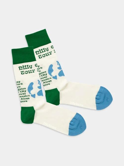 Actual product image DillySocks My World Trip (Single pack, 36 - 40)