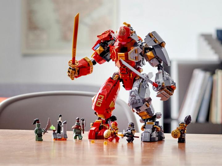 Produktbild LEGO Feuer-Stein-Mech (71720, LEGO Ninjago)