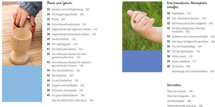 Actual product image 60 Montessori-Ideen für mein Baby (German, Marie-Hélène Place, 2021)