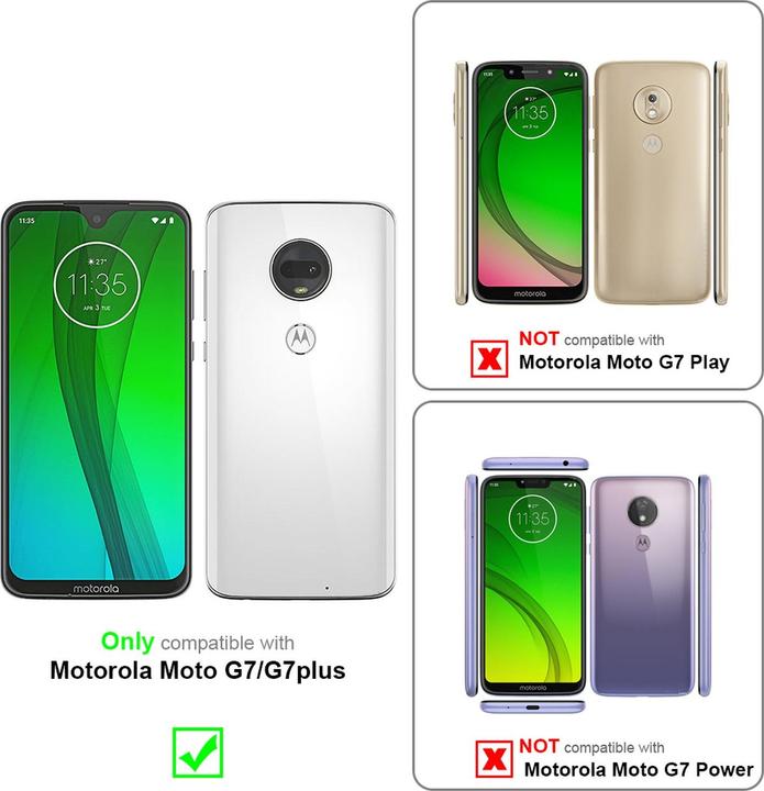 Image du produit Cadorabo Verre de protection d'écran (1 pièce(s), Motorola Moto G7)