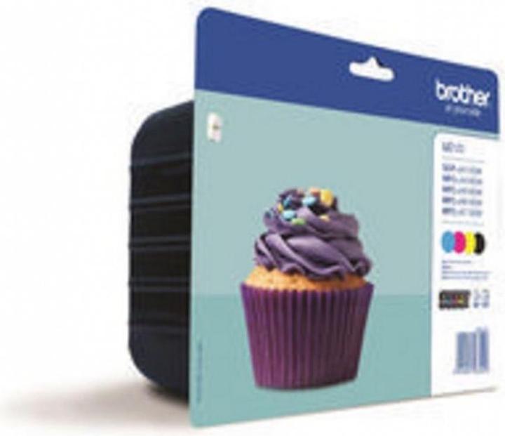 Actual product image Brother LC-123VALBP Value Pack (M, FC, Y, C)