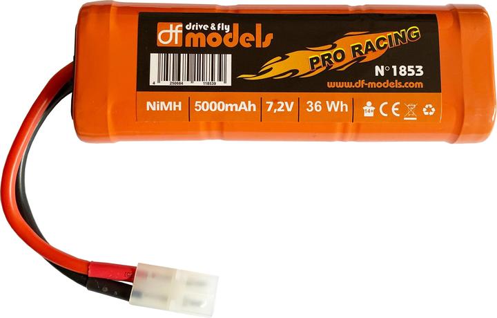 Image du produit DF-Models Pack Racing NiMh 7,2V 5000mAh Tamiya (7.20 V, 5000 mAh)