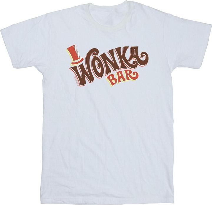 Immagine prodotto Willy Wonka & the Chocolate Factory Bar Logo Maglietta Ragazzi (152, 158)