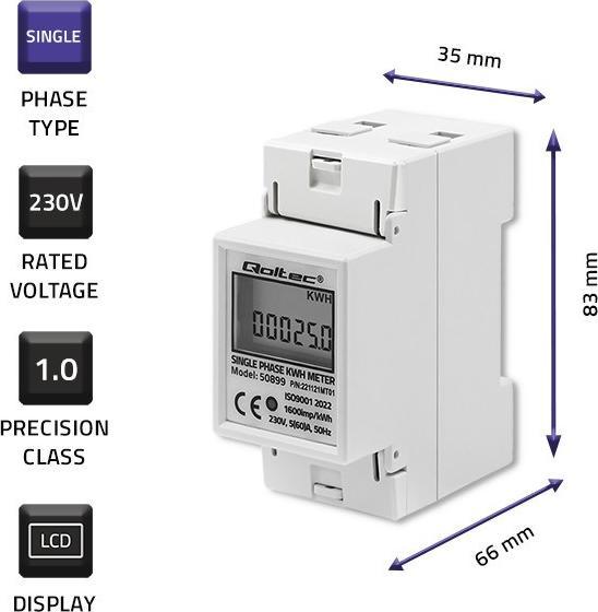 Produktbild Qoltec Stromzähler