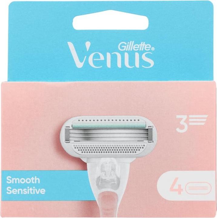 Image du produit Venus Optic Venus - Gillette Venus Smooth Sensitive Razor Blades - Pink - 4 pcs
