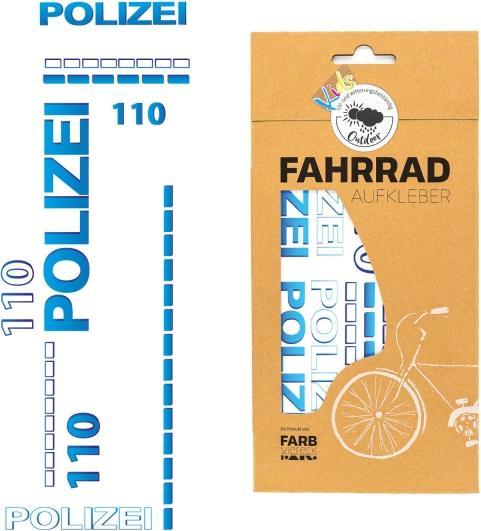 Actual product image Farbviereck Police Motifs Sticker