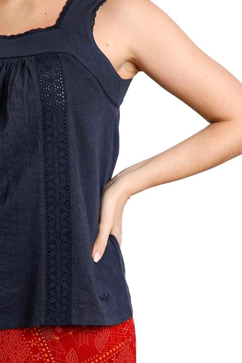 Actual product image Weird Fish Womens/Ladies Chelle Organic Cotton Square Neck Vest Top (38 D)
