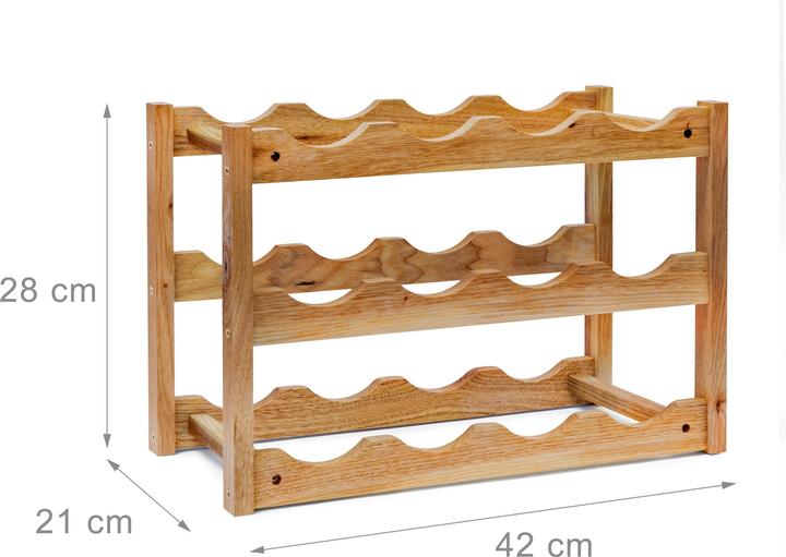Image du produit Relaxdays Noyer (21 x 42 x 28 cm)