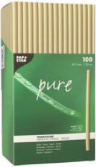 Image du produit Papstar 50 pailles roseau "pur" Ø 10 mm - 25 cm (50 x)