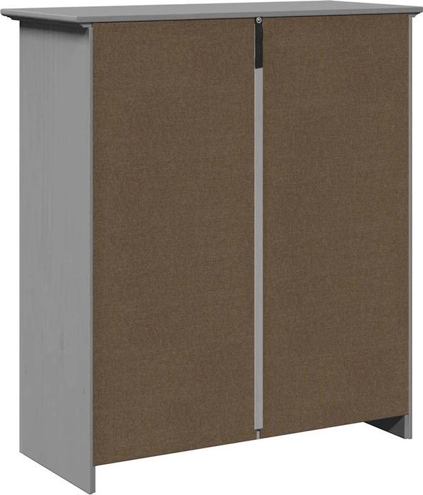 Image du produit VidaXL Armoire d'entrée BODO Gris 80x35x90 cm Meuble d'entrée Armoire de salon (80 x 35 x 90 cm)