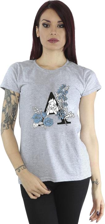 Immagine prodotto Disney Alice In Wonderland Letter A Maglietta Donna (M)
