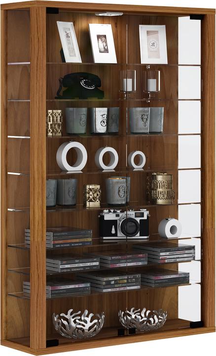 Image du produit VCM Vitrine murale de collection en bois et verre Vitrosa Mini (59 x 18 x 90 cm)