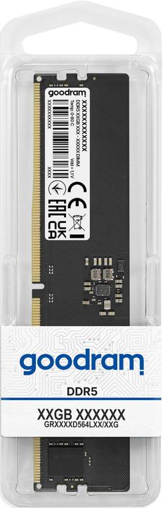 Produktbild Goodram GR4800D564L40/32G Speichermodul 32 GB 1 x 32 GB DDR5 4800 MHz ECC (1 x 32GB, 5600 MHz, DDR5-RAM, DIMM)