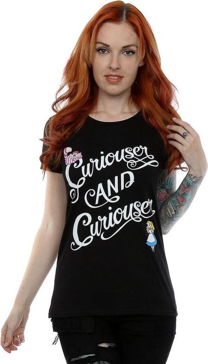 Actual product image Alice In Wonderland Womens/Ladies Curiouser And Curiouser T-Shirt (XS)