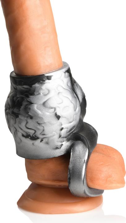 Produktbild Creature Cocks XR Brands Night Prowler Ballstretcher Grau (2.30 cm)