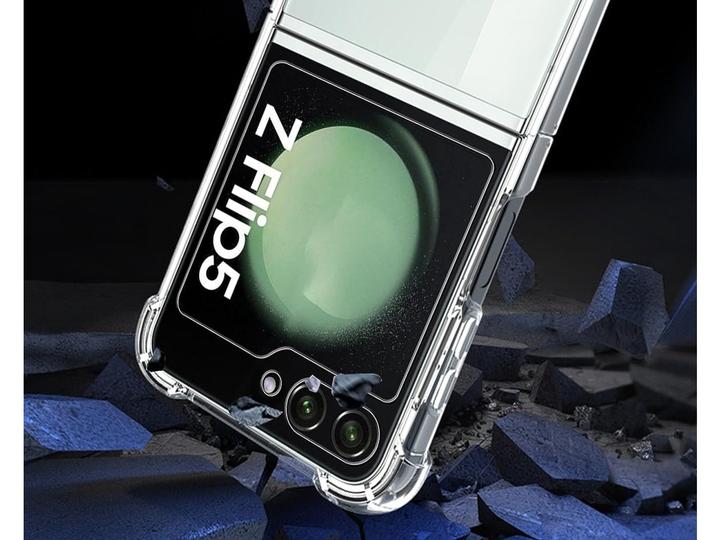Actual product image Screenguard Samsung Galaxy Z Flip5 SuperClear Hybrid Case (Samsung Galaxy Z Flip5)
