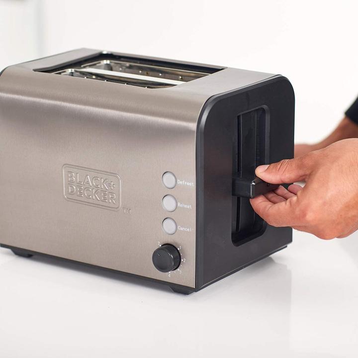 Actual product image Black & Decker & Decker BXTO900E Toaster 2 slice(s), stainless steel