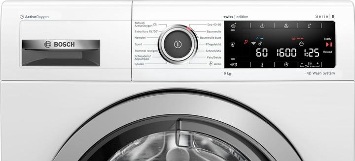 Image du produit Bosch Hausgeräte WAXH2L41CH (9 kg, Gauche, Fiche CH)