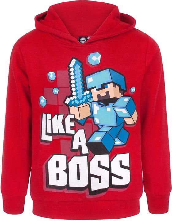 Minecraft Like A Boss Kapuzenpullover Jungen (116)