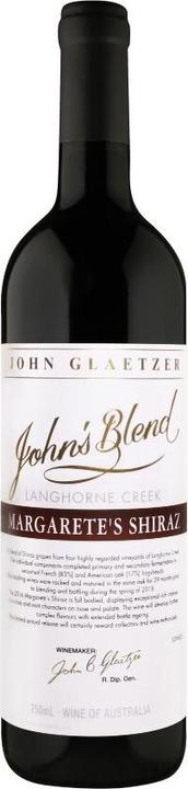 Image du produit John's Blend Winery John's Blend Margarete's Shiraz No. 19 John Glaetzer Wines Langhorne Creek Australia (1 x 75 cl, 2015)