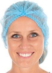 Actual product image Clip-on cap Eco Hygobase 121069, PP, Ø 50cm, blue, pack of 100 pieces