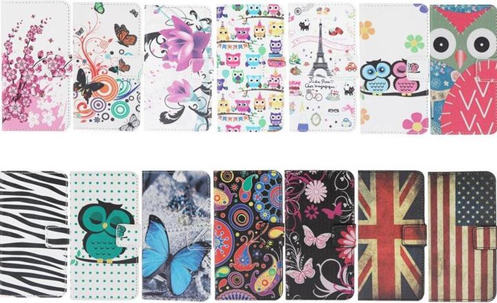 Produktbild König Design Schutzhülle Handytasche (Flip Quer) für Handy Samsung Galaxy A5 A500F Eule mit Reh (Samsung Galaxy J5 (2015))