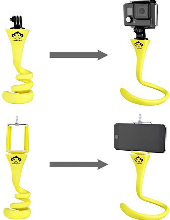 Actual product image Monkeystick b Flexible Selfie Stick