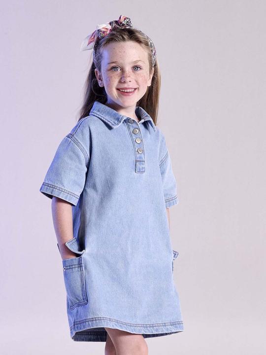 Actual product image Vertbaudet Mädchen Jeanskleid (110)
