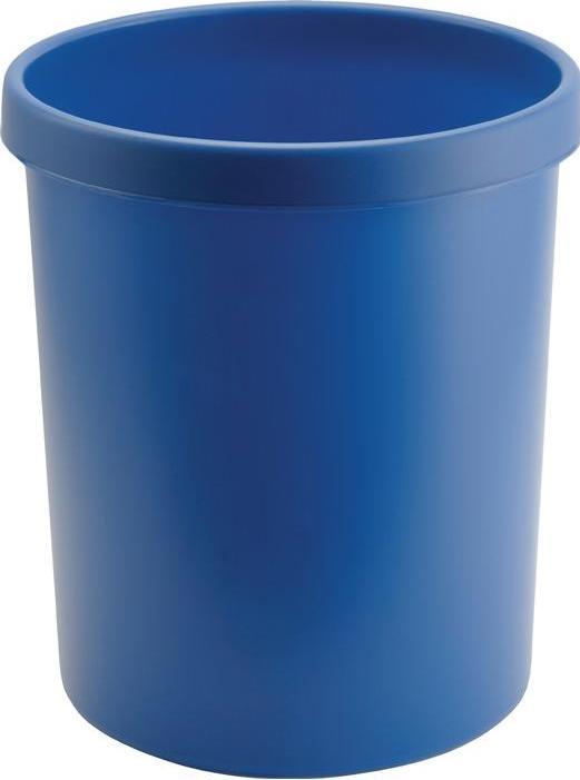 Productafbeelding Helit Plastic prullenmand met gestreept ontwerp (18 l)