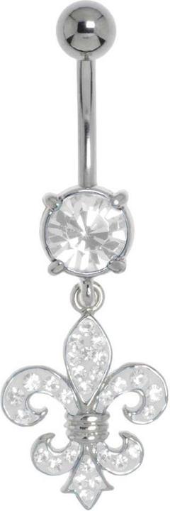 Immagine prodotto Bijouteria Piercing ventre (Acciaio chirurgico 316L, Vetro (di orologio), Ottone rodiato in ottone rodiato)